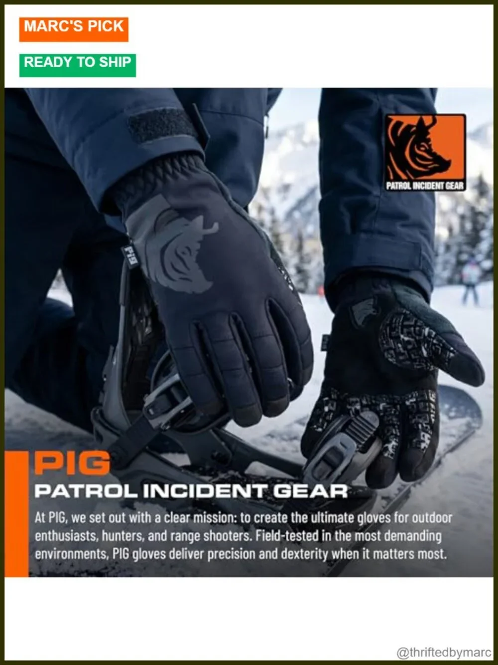 Full Dexterity Cold Weather Gloves with Touchscreen, 1 Pair